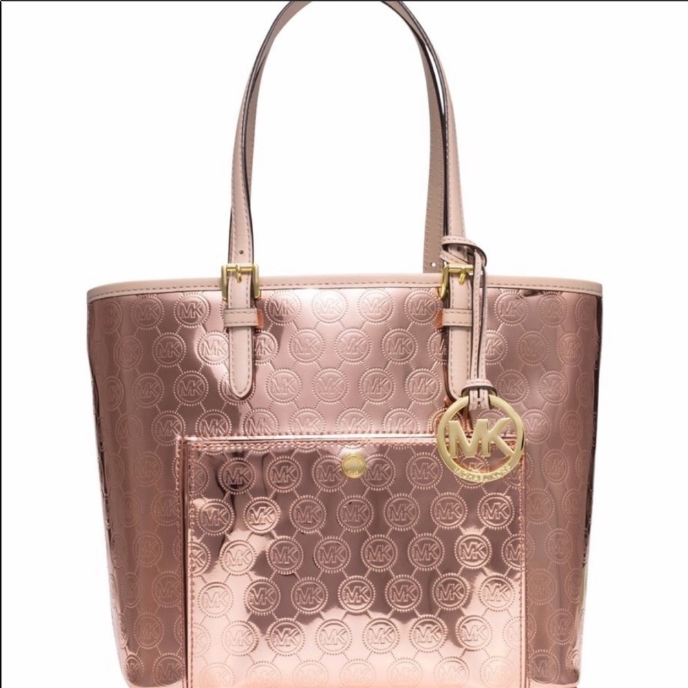 Rose Gold Michael Kors Purse